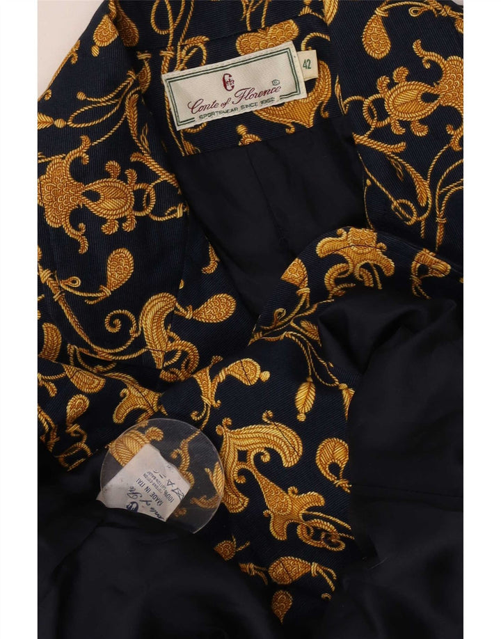 Conte of Florence, γυναικείο σακάκι με 3 κουμπιά, μπλέιζερ IT 42 Medium Navy Blue