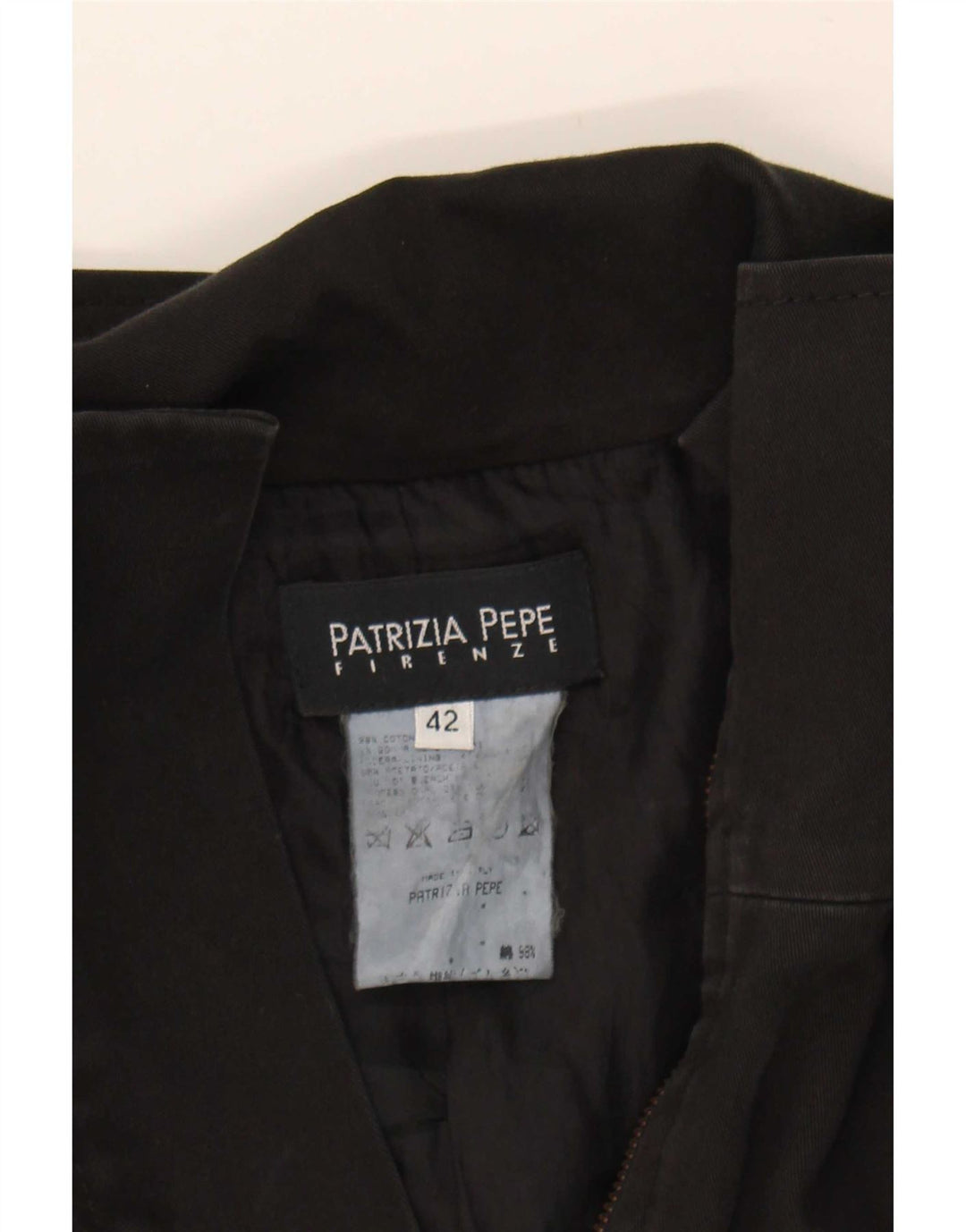 Patrizia Pepe Γυναικείο Military Jacket IT 42 Medium Black Cotton