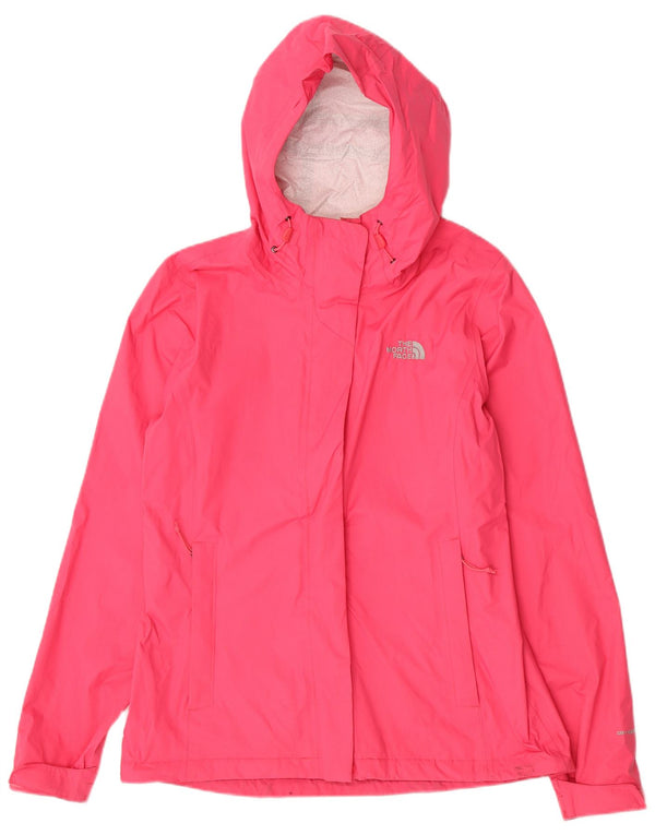 The North Face Womens Dryvent Hooded Rain Jacket UK 14 Medium Pink Nylon