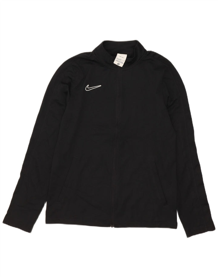 Μπουφάν Nike Boys Dri Fit αθλητική φόρμα 12-13 ετών μεγάλο μαύρο πολυεστέρα