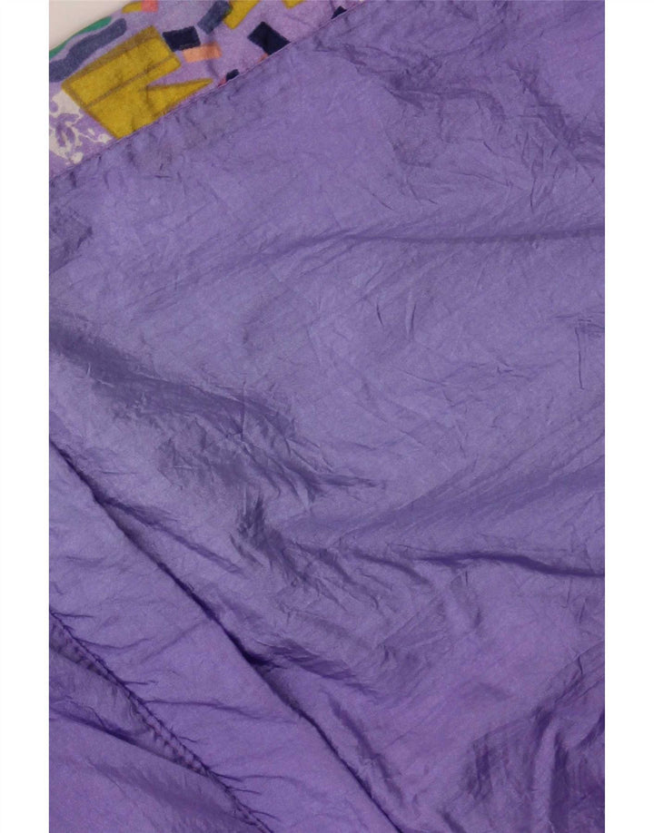 Orso Poeta Ανδρική φόρμα αφηρημένης σχεδίασης Top Jacket XL Purple Polyamide