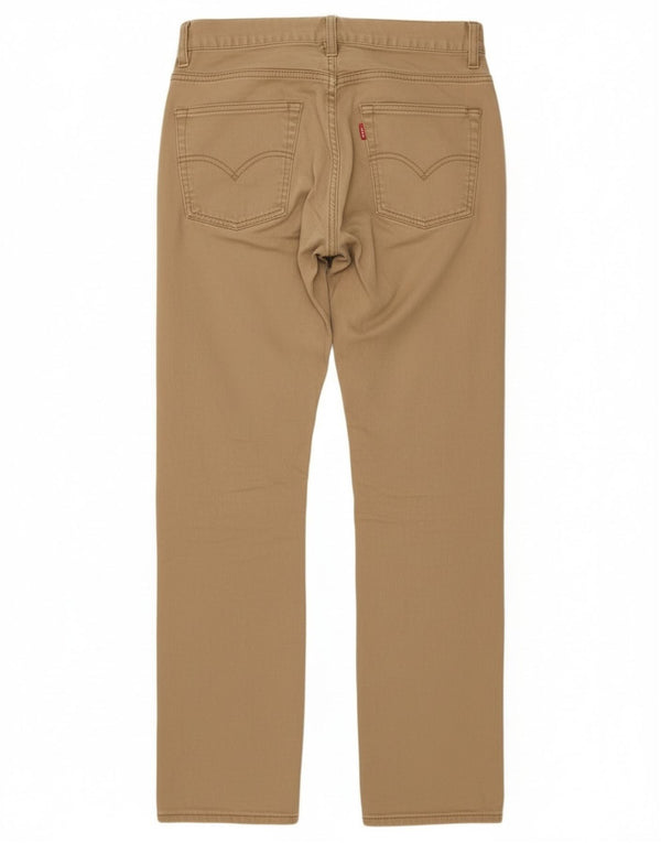 Levi's Boys 511 Slim Casual Trousers 15-16 Years W28 L28 Beige Cotton