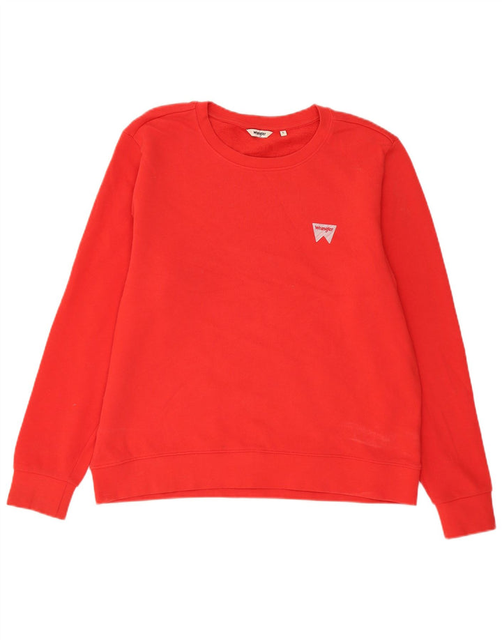 Ανδρικό φούτερ Wrangler Jumper μεγάλο κόκκινο βαμβακερό