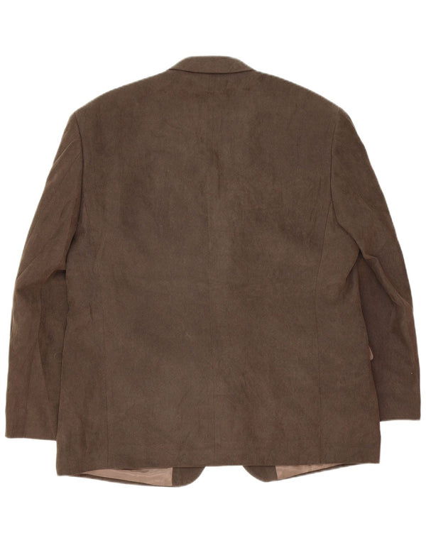 Marks & Spencer Ανδρικό σακάκι blazer 3 κουμπιών UK 42 Large Brown Classic