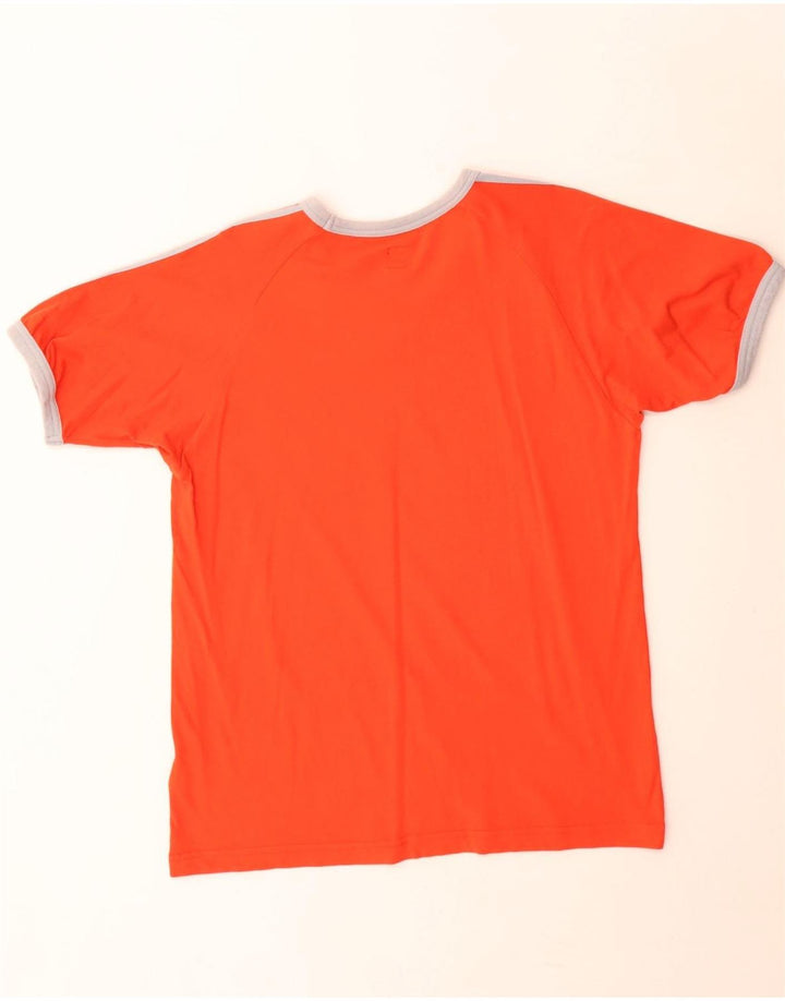 Ανδρικό γραφικό T-Shirt Adidas Top Μεσαίο κόκκινο βαμβακερό