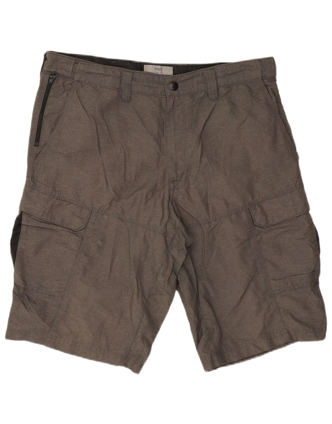 Ανδρικό σορτς Cargo Marks & Spencer W34 Large Grey Polyamide