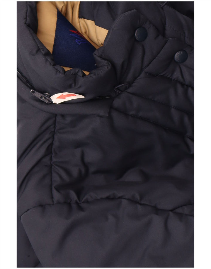 Moncler Girls Padded Coat 5-6 Years Navy Blue Polyester