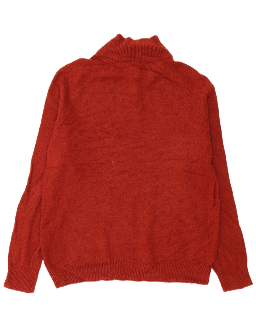 Ανδρικό πουλόβερ με φερμουάρ John Lewis XL Red Lambswool