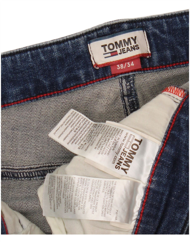 TOMMY HILFIGER Ανδρικό Slim Jeans W38 L34 Μπλε Βαμβακερό