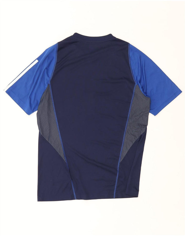 Ανδρικό μπλουζάκι ADIDAS Aeroready Slim Fit Top Medium Navy Blue Colourblock