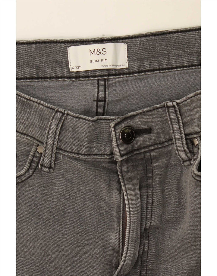 Ανδρικό Slim Jeans Marks & Spencer W32 L31 Grey