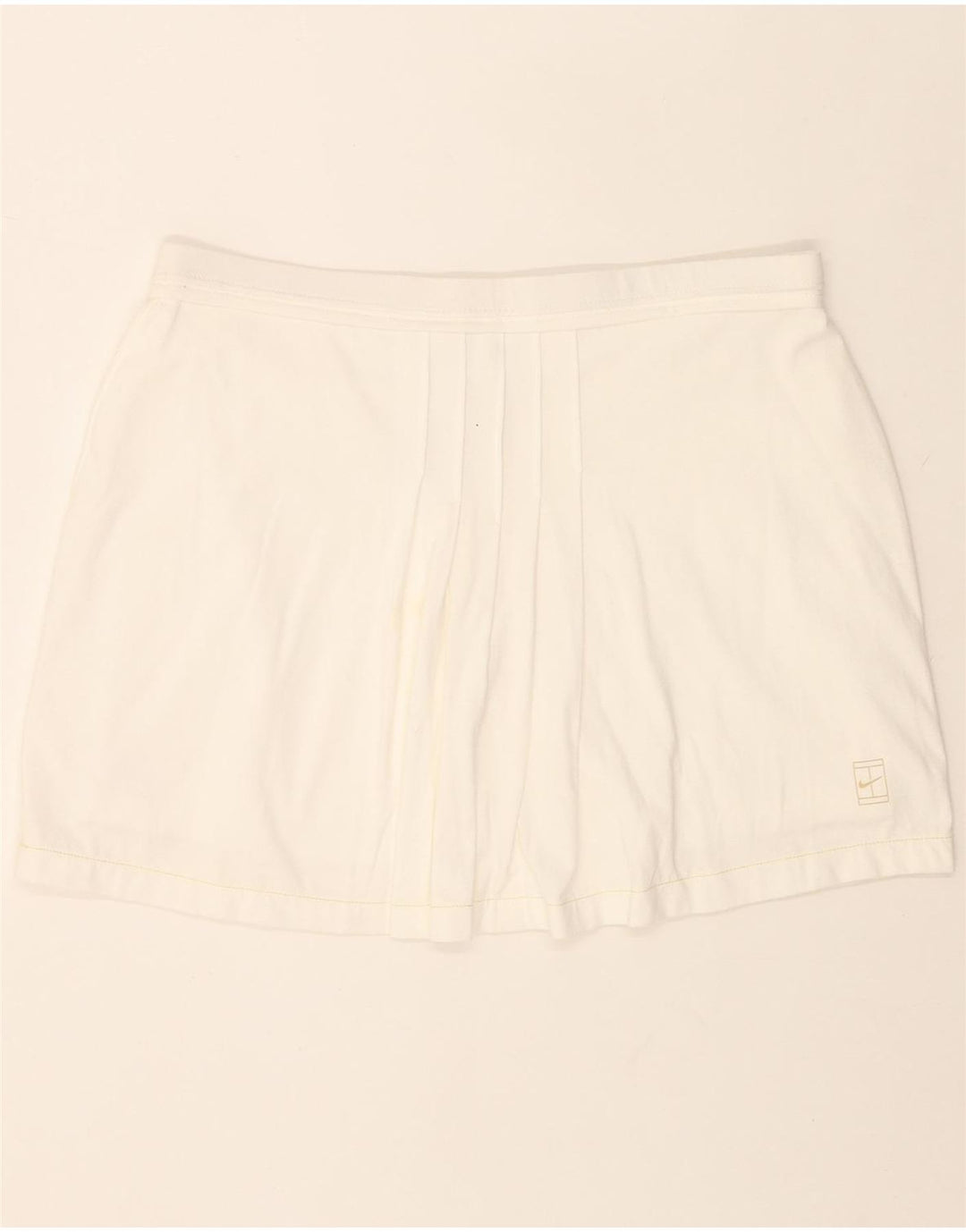 NIKE Girls Skort 13-14 Years XL White Cotton Vintage Nike and Second-Hand Nike from Messina Hembry 