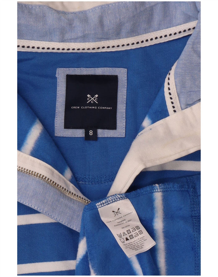 Crew Clothing Γυναικεία φούτερ μεγάλου μεγέθους Jumper UK 8 Small Blue Cotton
