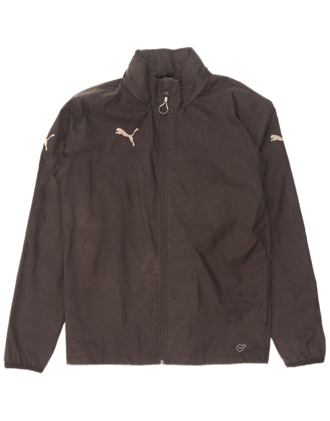 Puma Ανδρικό μπουφάν βροχής με κουκούλα UK 36 Small μαύρο νάιλον