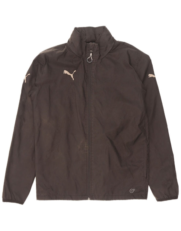 Puma Ανδρικό μπουφάν βροχής με κουκούλα UK 36 Small μαύρο νάιλον