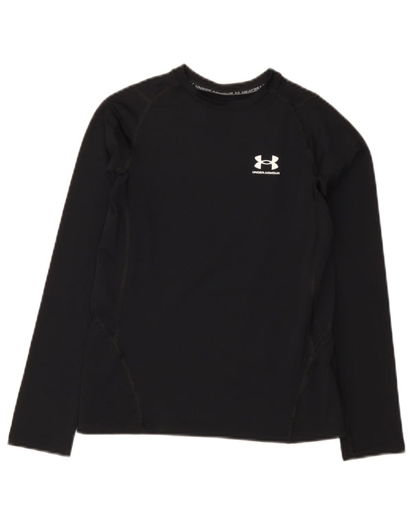 Under Armour Boys Heat Gear Top Μακρύ μανίκι 9-10 ετών Μεσαίο Μαύρο