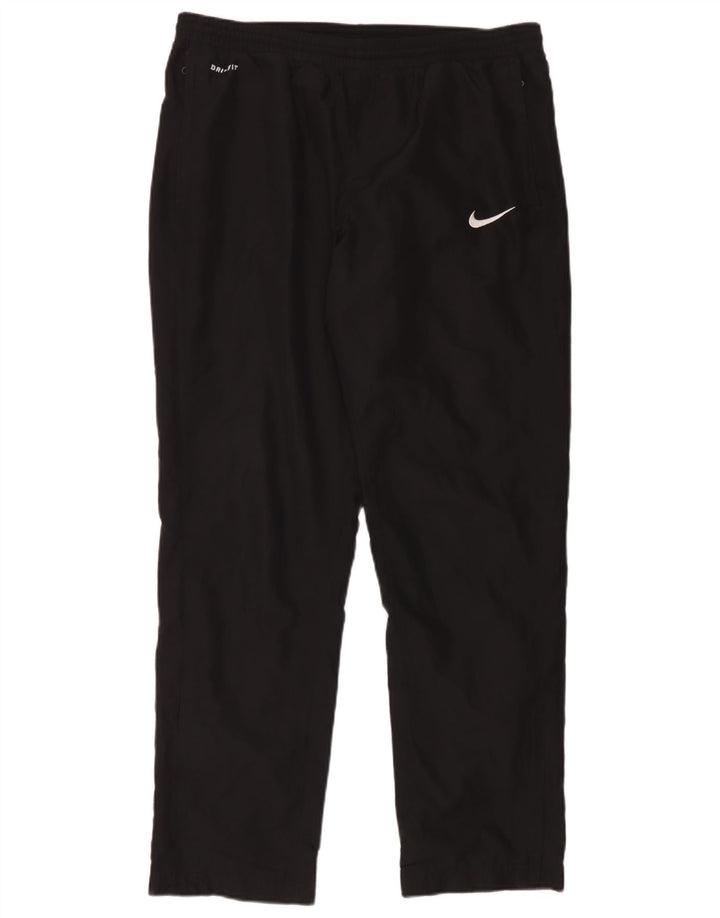 Ανδρικό παντελόνι αθλητικής φόρμας Nike Dri Fit μεγάλο μαύρο πολυεστέρα