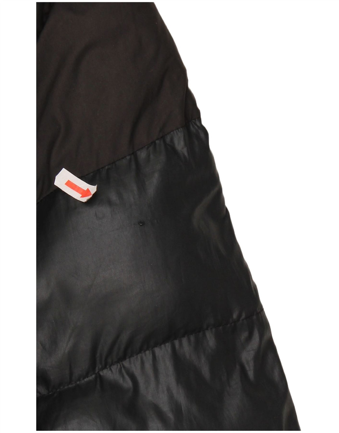 Γυναικείο μπουφάν ADIDAS με κουκούλα UK 16 Large Black Colorblock Πολυεστέρας