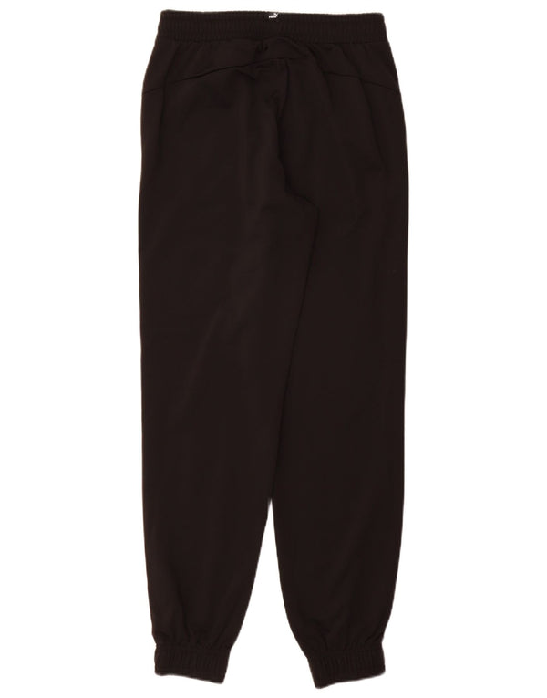 Puma Boys Tracksuit Trousers Joggers 13-14 Years Μαύρο