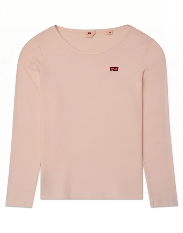 Γυναικείο τοπ Levi's μακρυμάνικο UK 12 Medium White