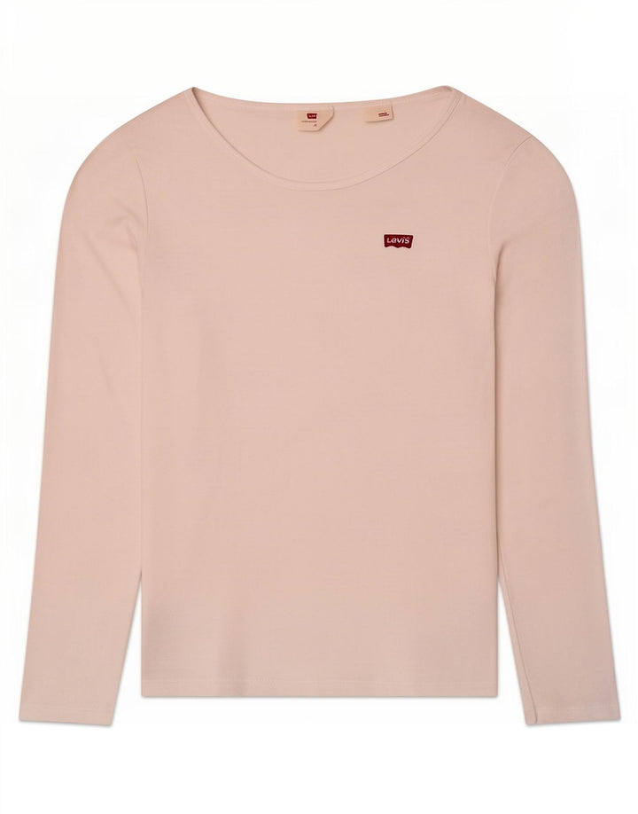 Γυναικείο τοπ Levi's μακρυμάνικο UK 12 Medium White