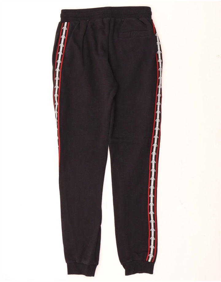 Ανδρική φόρμα γραφικών Ellesse Παντελόνι Joggers Μεσαίο μαύρο βαμβακερό
