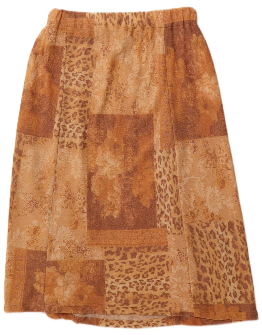 Vintage γυναικεία φούστα σε γραμμή Α W30 Μεσαίο καφέ συνονθύλευμα