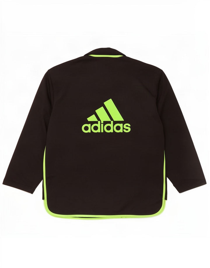 Ανδρική αθλητική φόρμα γραφικών Adidas Top Jacket Μεσαίο Μαύρο
