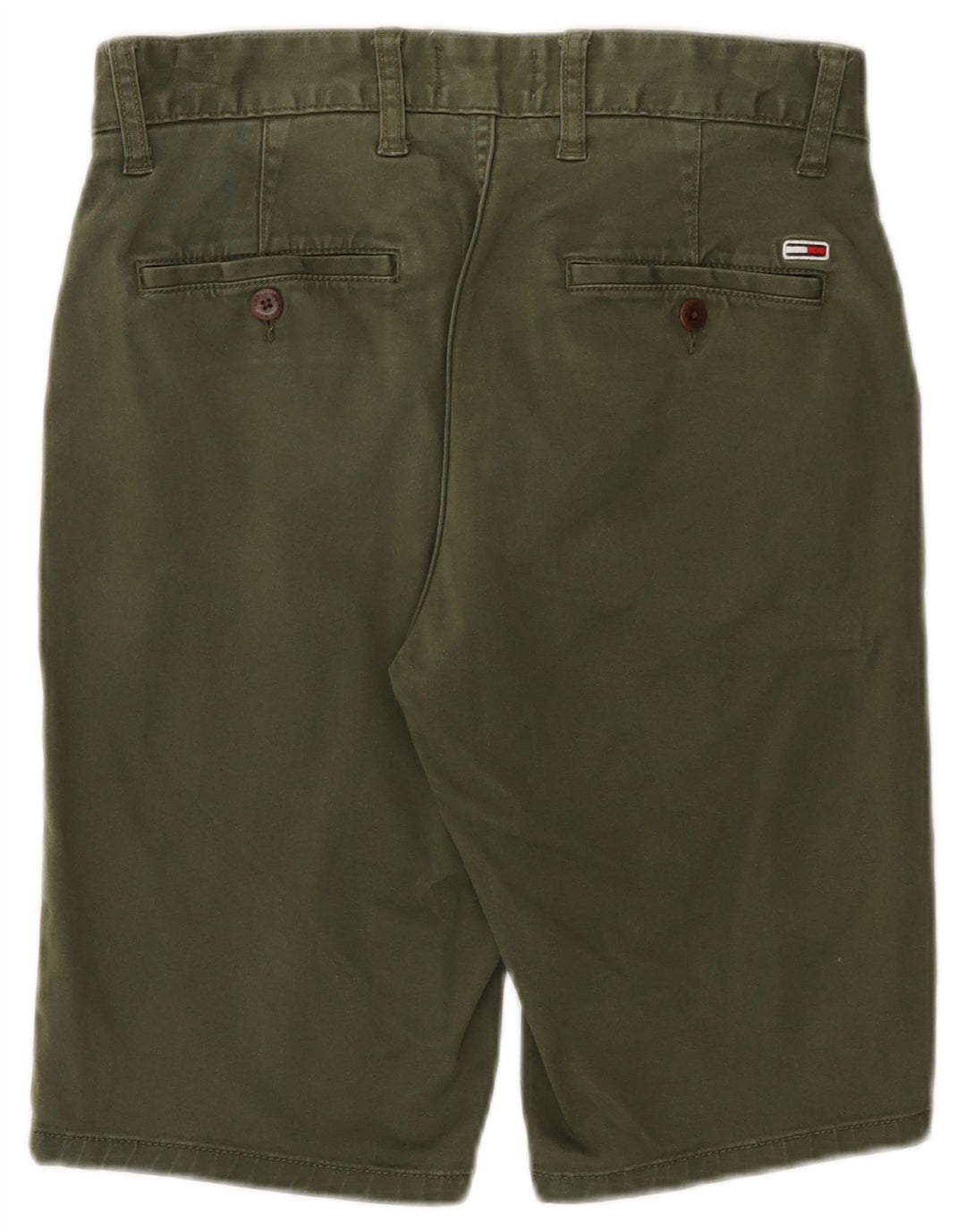 Γυναικείο σορτς Chino TOMMY HILFIGER W28 από μεσαίο χακί βαμβακερό