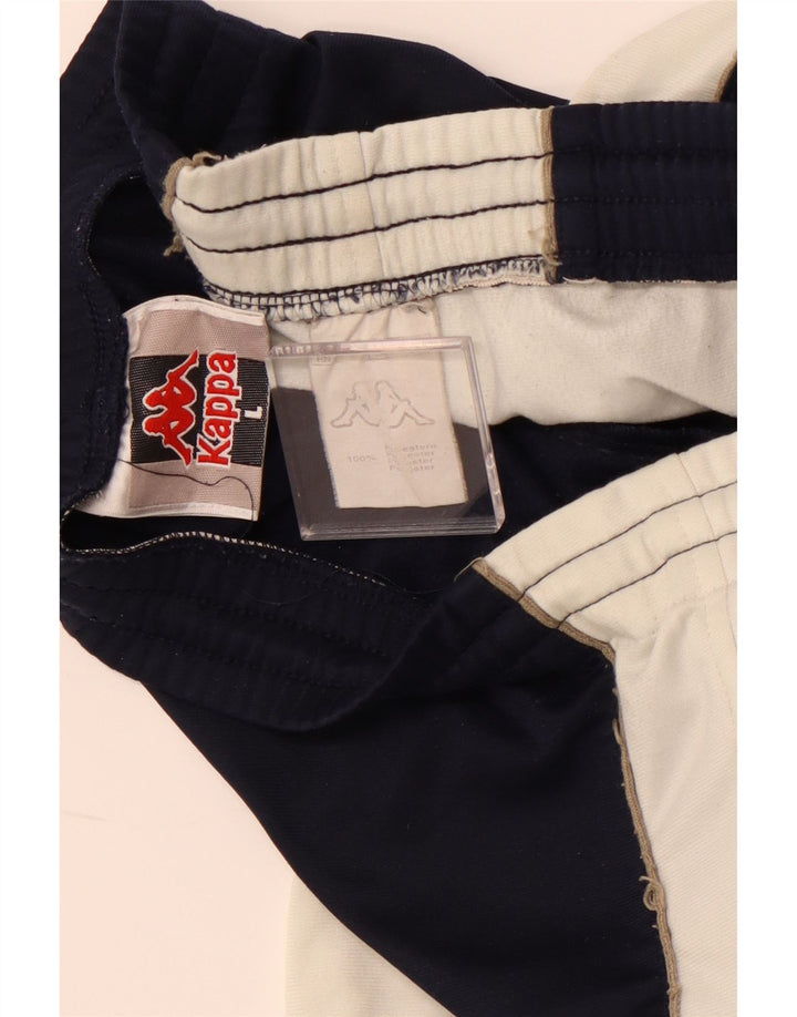 Ανδρική αθλητική φόρμα KAPPA Παντελόνι μεγάλο μπλε μπλε χρώματος πολυεστέρας