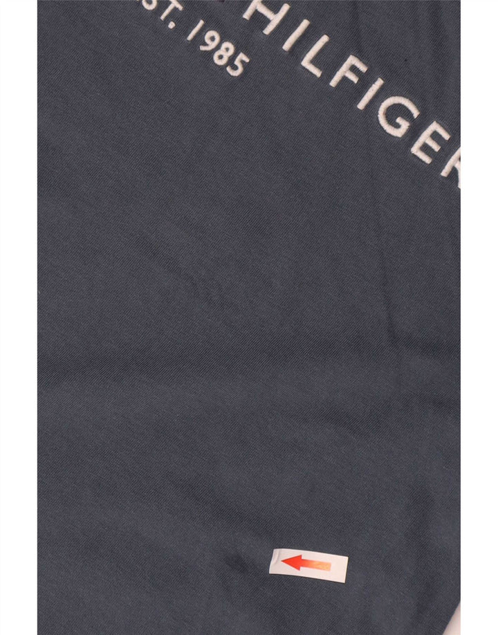 Ανδρικό γραφικό T-Shirt Tommy Hilfiger Top Μεσαίο γκρι βαμβακερό