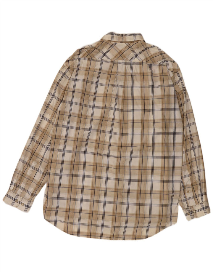 Ανδρικό πουκάμισο Marlboro Classics 2XL Beige Check Cotton