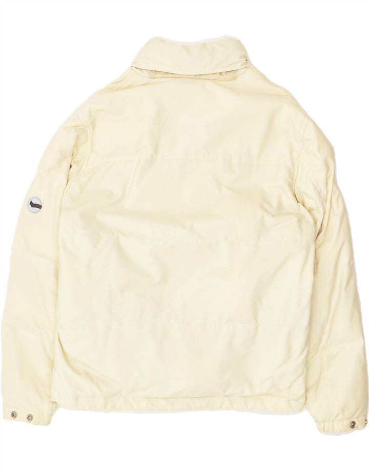 GAS Mens Padded Jacket UK 36 Small Off White | Vintage Gas | Thrift | Second-Hand Gas | Used Clothing | Messina Hembry 