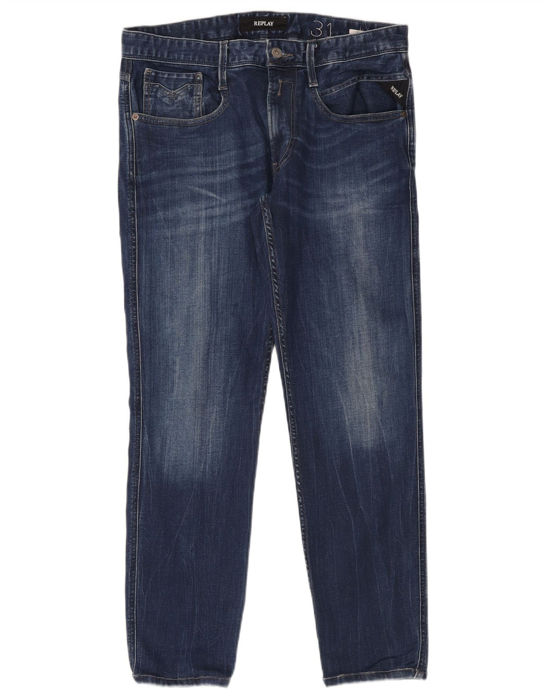 Replay Ανδρικό Slim Jeans W31 L32 Blue Cotton