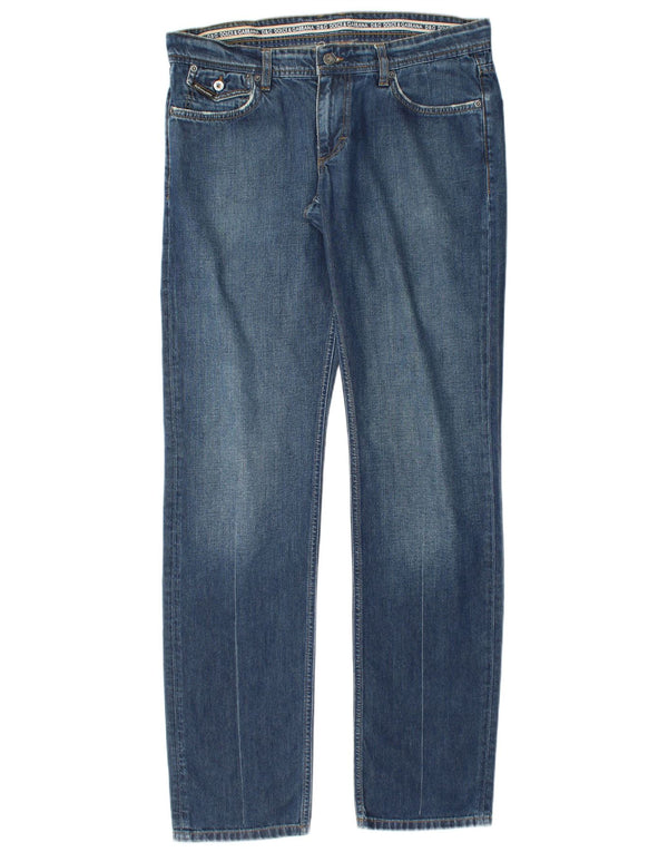 DOLCE & GABBANA Womens Straight Jeans W36 L35 Blue Cotton