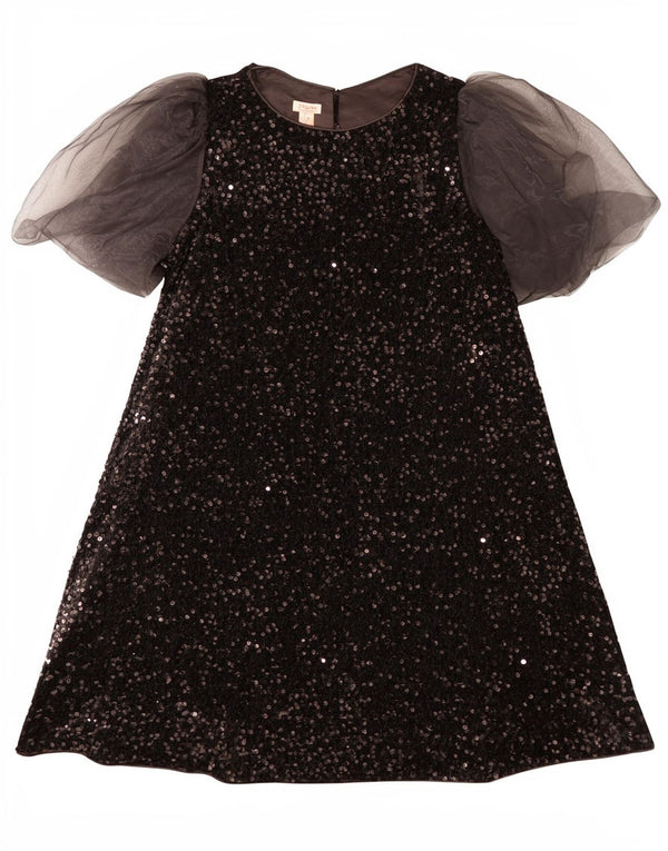 Φόρεμα Monsoon Girls Sequin A-Line 12-13 Years Black Polyester