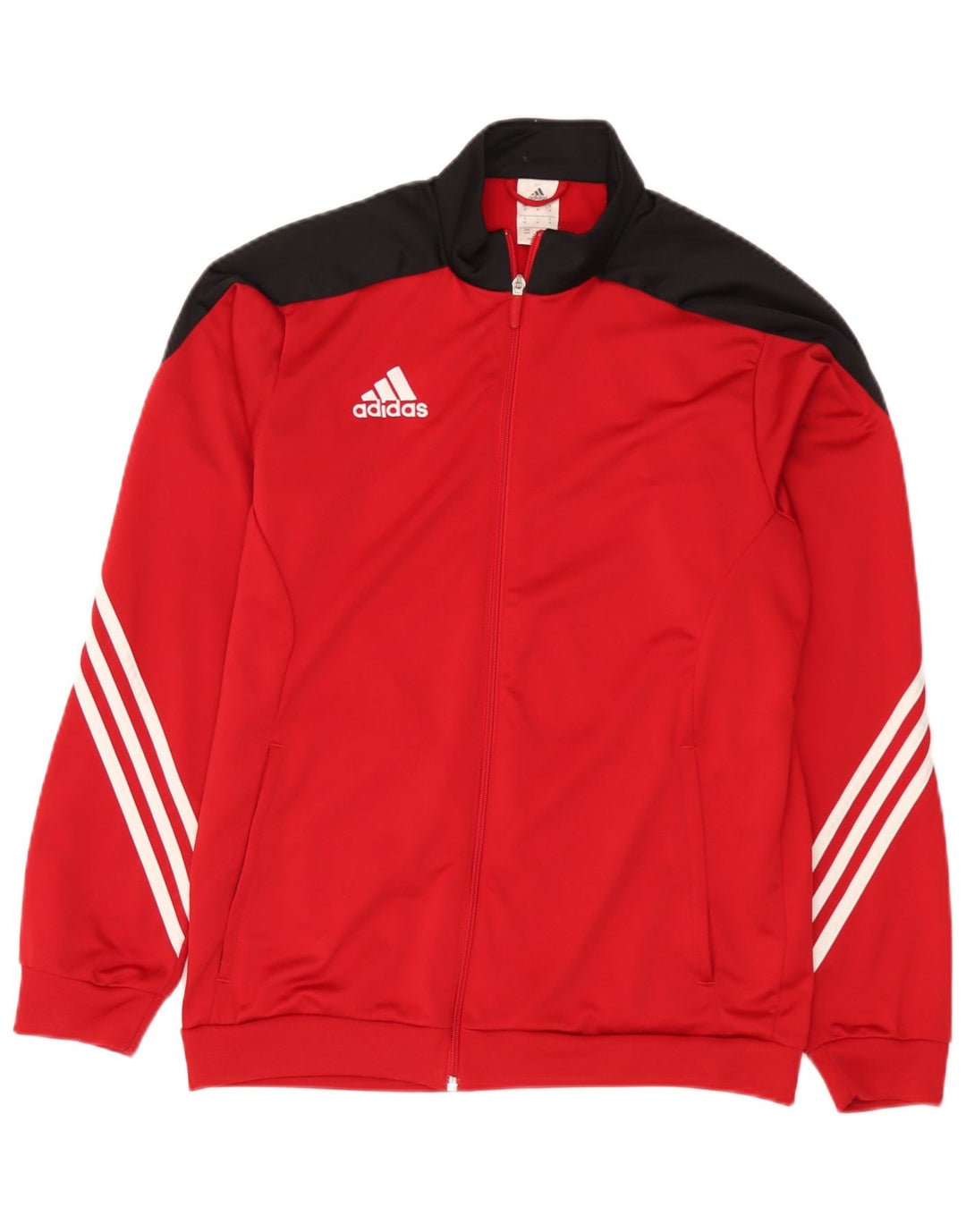 Ανδρική αθλητική φόρμα Adidas Top Jacket Μεσαίο Κόκκινο Colourblock Πολυεστέρας