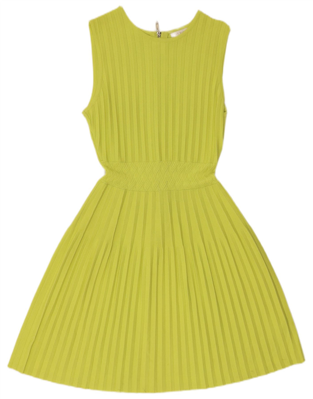 TED BAKER Γυναικείο αμάνικο φόρεμα άλμπουμ Νούμερο 2 Μικρή πράσινη βισκόζη