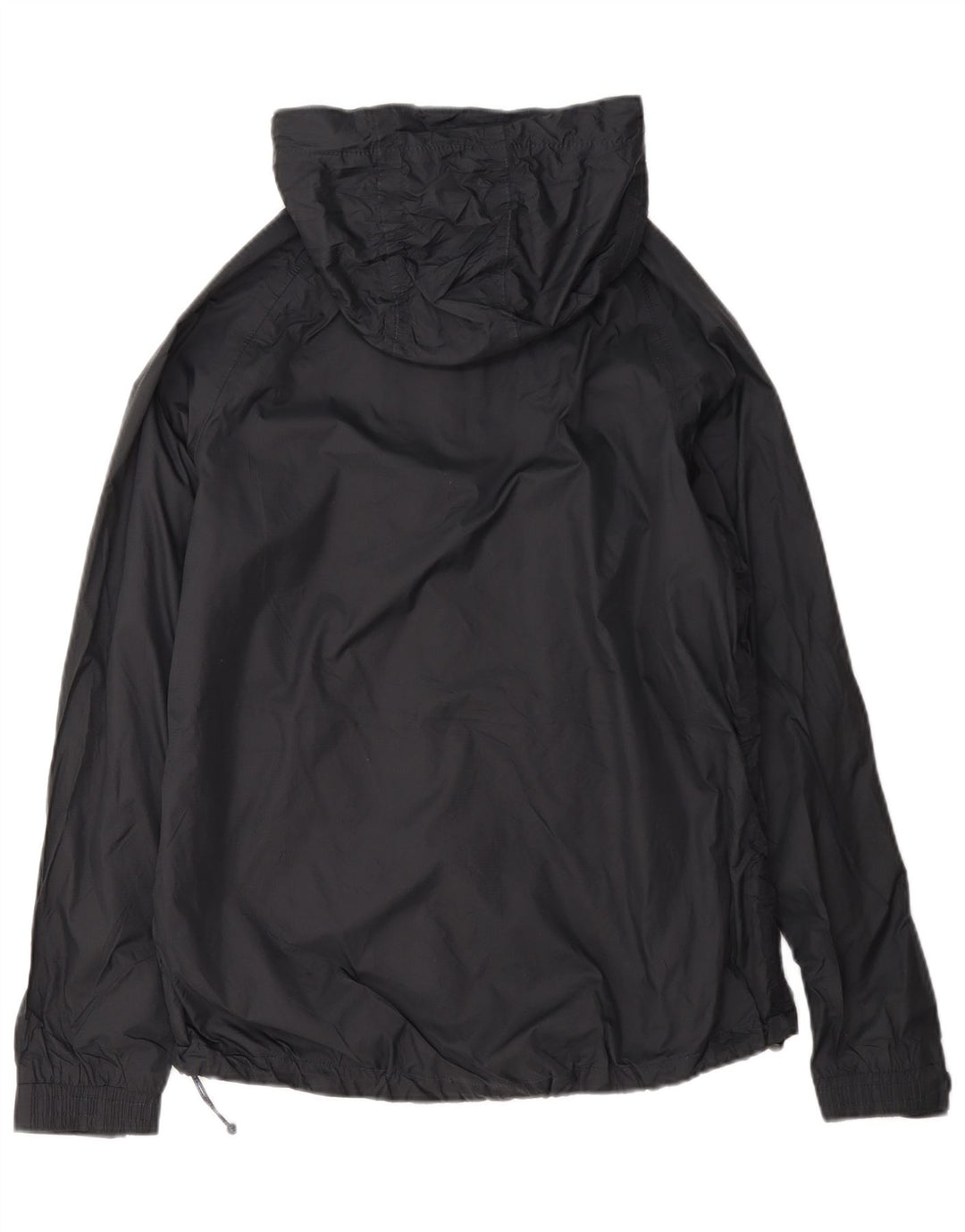 Mountain Warehouse Γυναικείο μπουφάν βροχής με κουκούλα UK 12 Medium Black Nylon