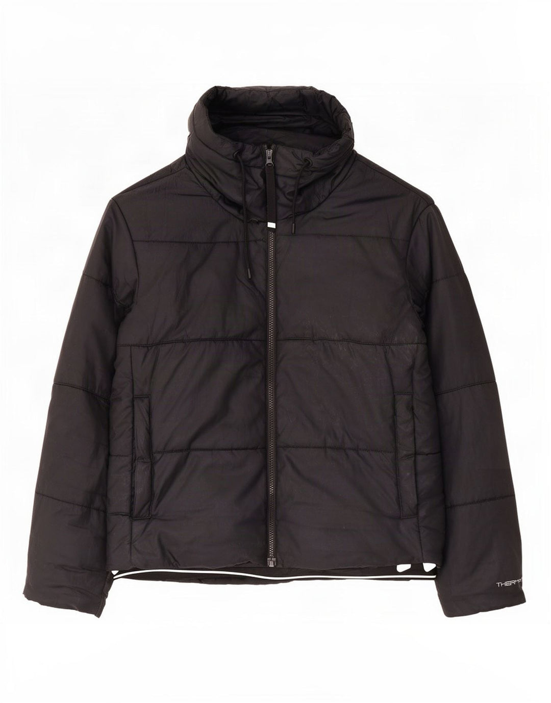 Γυναικείο σακάκι Nike Therma-Fit με κουκούλα μεγάλου μεγέθους με επένδυση UK 14 Μεσαίο μαύρο