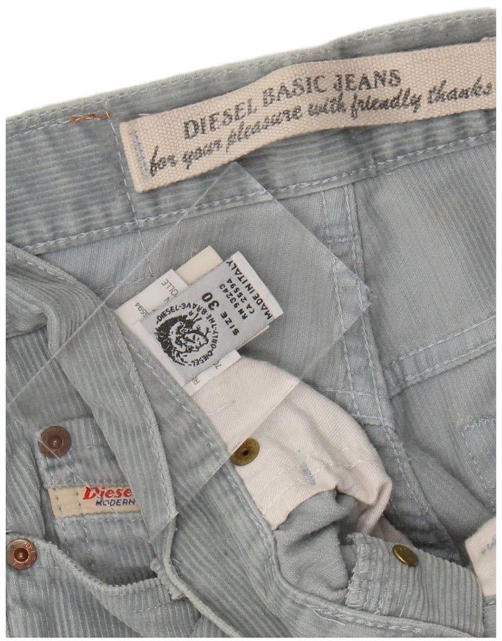 Ανδρικό ίσιο κοτλέ παντελόνι DIESEL W30 L31 Μπλε Βαμβακερό