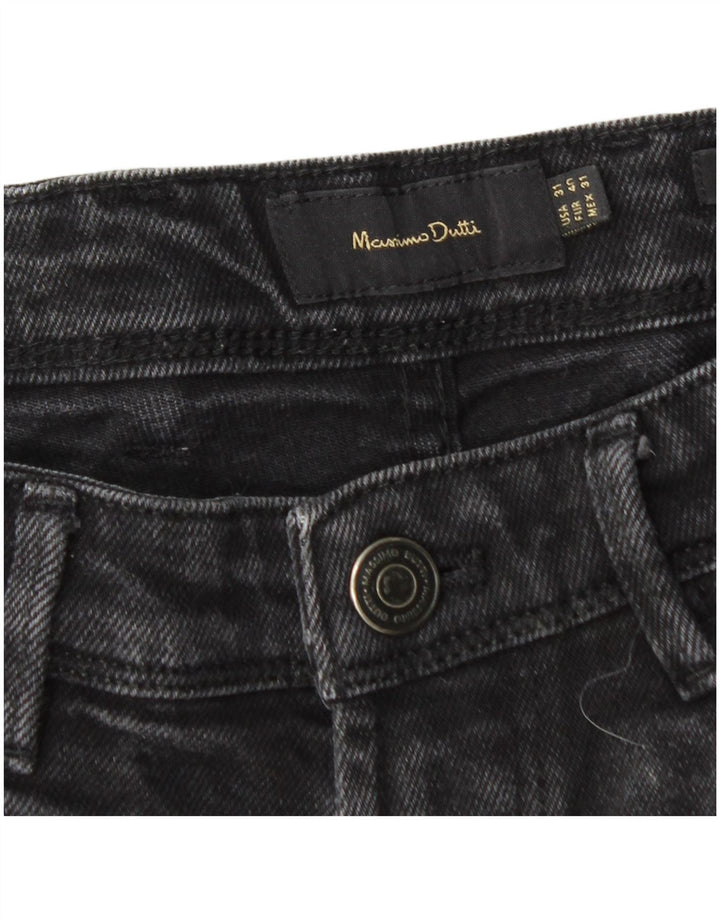 Massimo Dutti Ανδρικό Slim Jeans EU 40 Medium W31 L28 Μαύρο