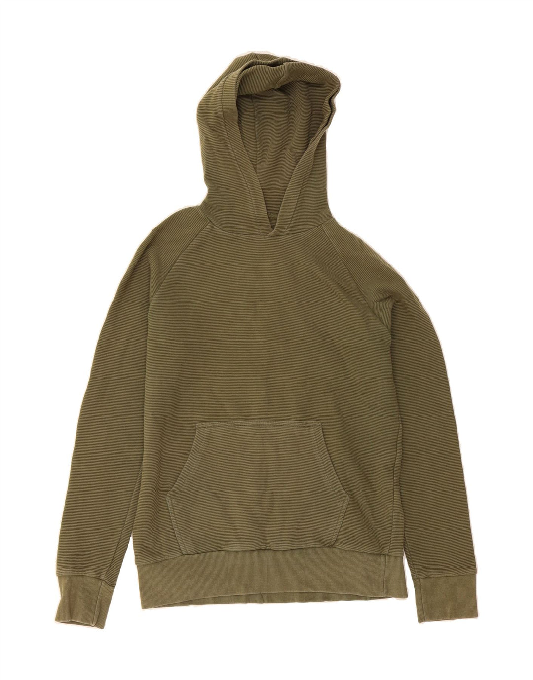 PULL & BEAR Mens Hoodie Jumper Small Green Cotton Vintage Pull & Bear and Second-Hand Pull & Bear from Messina Hembry 