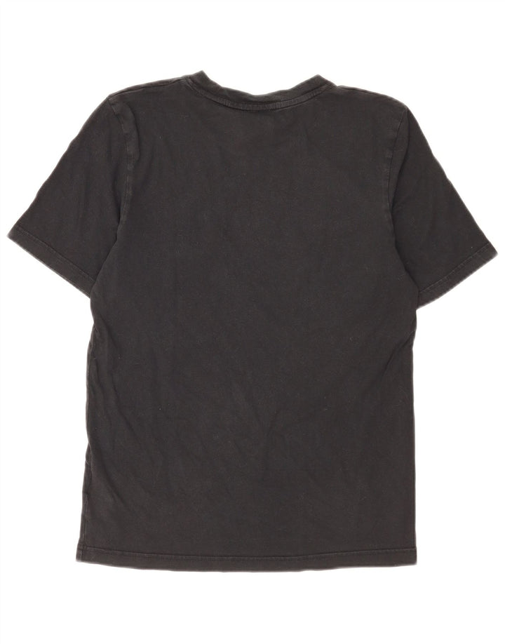 Ανδρικό γραφικό T-Shirt Adidas Top Μικρό μαύρο βαμβακερό