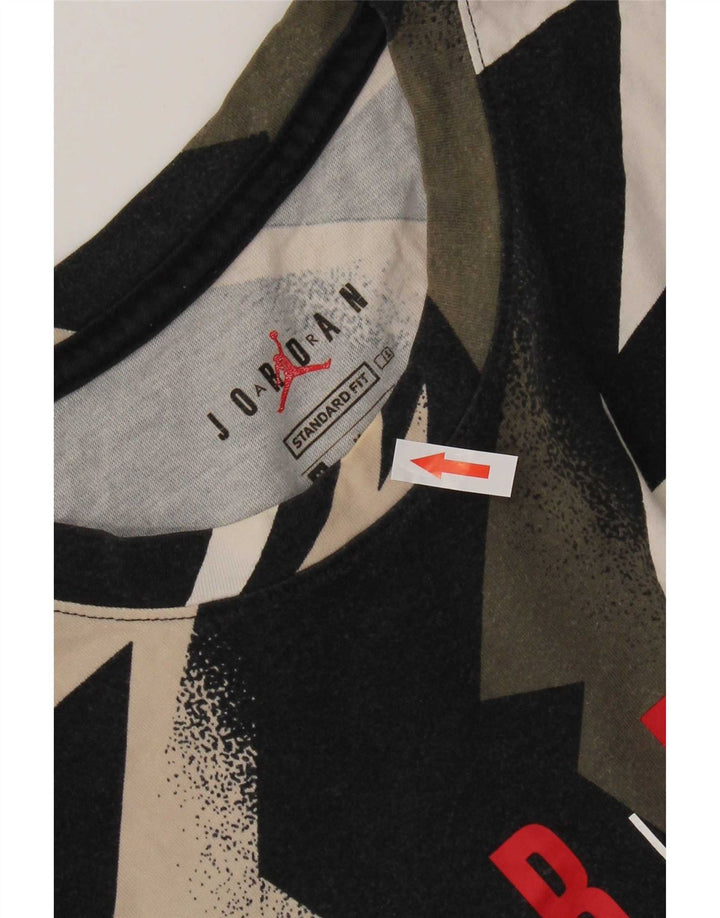 Ανδρικό γραφικό μπλουζάκι Jordan Standard Fit Top Medium πολύχρωμο γεωμετρικό