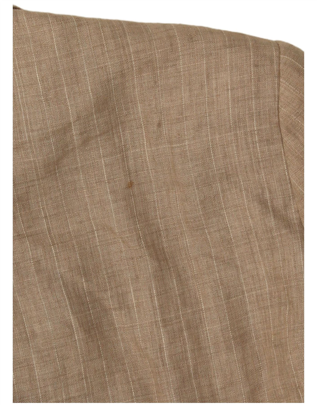 Zara γυναικείο μπουφάν 1 κουμπιού blazer UK 18 XL Beige Pinstripe Polyester