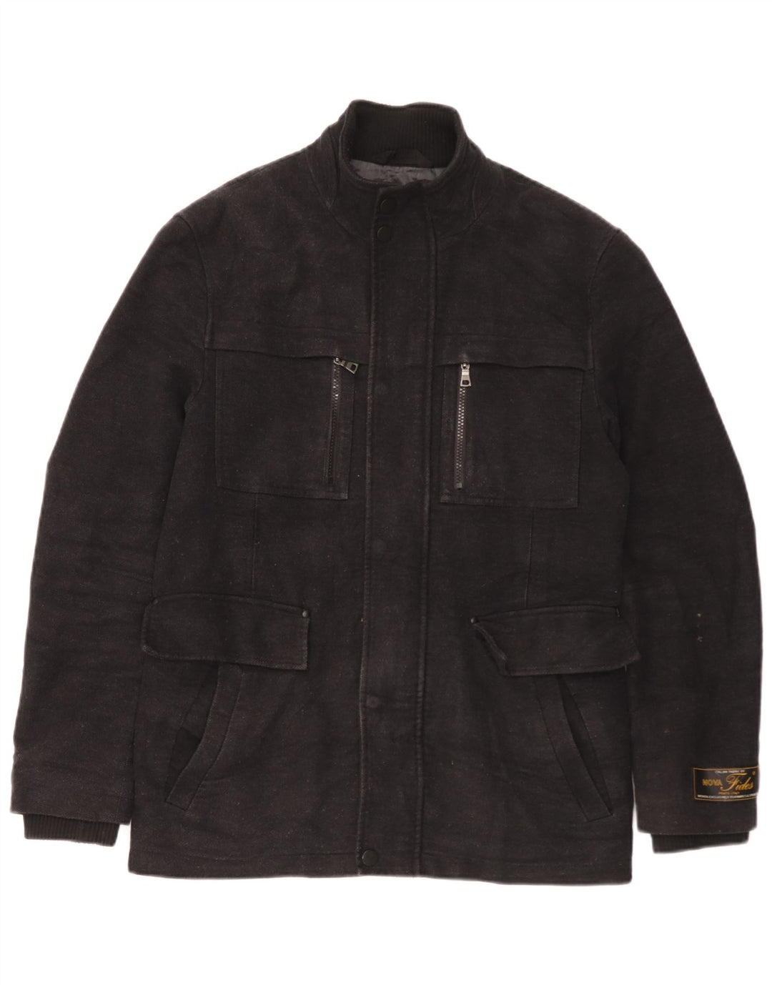 Ανδρικό παλτό αντιανεμικό Marks & Spencer UK 36 Small Black Cotton