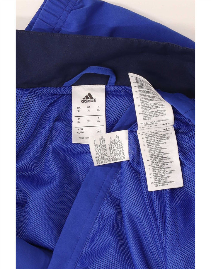 Ανδρική φόρμα γυμναστικής Adidas Top Jacket XL Blue Colourblock Polyester