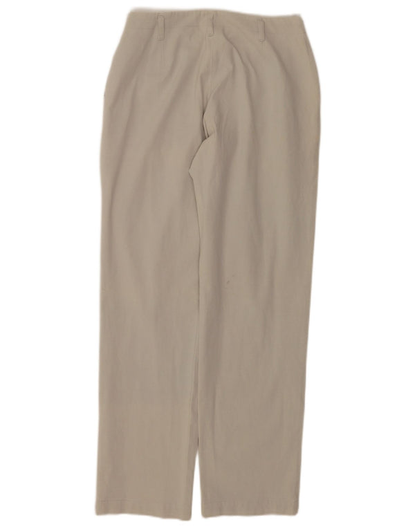 Hobbs γυναικείο ίσιο casual παντελόνι UK 8 Small W27 L28 Beige βαμβακερό