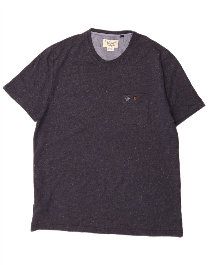 Ανδρικό T-Shirt Penguin Top 2XL Navy Blue Cotton